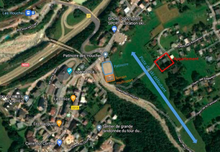 Logement Mansarde Dans Maison Avec Jardin En Bord De Piste, Vue Montagne Les Houches Zewnętrze zdjęcie